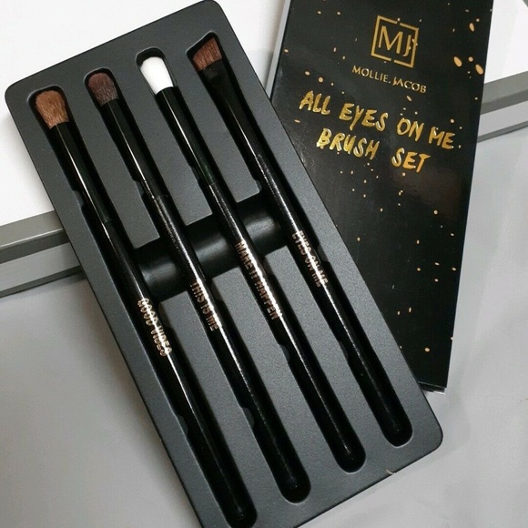Mollie Jacobs All Eyes On Me 4-piece Eye Brush Set - Picture 1 of 5